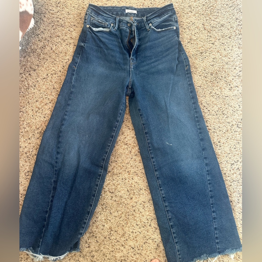 Good American Wide Leg Crop